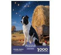 Danish Swedish Farm Dog 1000 Piece Jigsaw Puzzles Fun Challenging Modern Pet Dog Educational Game Creativity & Gift Giving Suitable for Children & People Aged 14+ 70x50cm/1000pcs