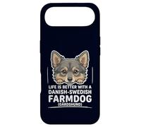 Danish-Swedish Farmdog Peeking Dog Life Is Better Gårdshund Case for iPhone Air
