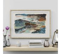 Danjiao Good Will Hunting Rowboat Poster Classic Character Canvas Painting Classical Living Room Home Decor Wall Art Bedroom Decor 50x75cm, Multi
