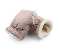 DANKA Hand Warmer Pram Gloves Hand Muff with Warm Fleece and Cotton Inside, Waterproof and Windproof Stroller Hand Muff Universal Size for Prams, Buggies (Beige)