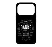 Danke Merci Gracias Grazie Multilingual Gratitude Case for iPhone 17 Pro
