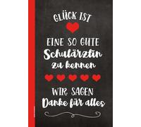 Danke Schulärztin: Notizbuch Ärztin Schule schönes Buch für Notizen kleines Dankeschön beste Schulaerztin Notizheft A5 liniert Geschenkidee für Schulmedizinerin die Ärztin schulmedizinischer Dienst