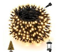 Dankeled Christmas Tree Lights, 25M 200 LED Fairy Lights Plug in with Timer/8 Modes/Memory Function, Waterproof Christmas String Lights for Outdoor Indoor, Garden Xmas Decorations, Warm White