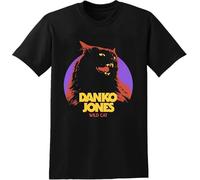 Danko Jones Wild Cat T-Shirt Unisex Mens Tees(X-Large)