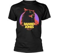 Danko Jones Wild Cat Womens Men T Shirts(Large)
