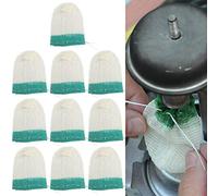 Danlai 10pcs Kerosene Lamp Mantles Universal Outdoor Camping Lamp Shade Gauze Mesh Gas Lantern Mantles for Camping Hiking