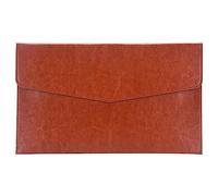 Danlai A5 Leather File Folder Data Package Document Bag Fashion Briefcase Contract Bill Envelope File Bag School Office Supplies
