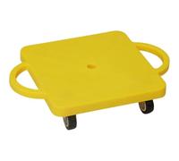 Danlai Kids Sitting Scooter Board with Handles Swivel Casters Plastic Floor Surfer for Gym Class Children Physical Education