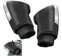 Danlai Motorcycle Handlebar Muffs Gloves Waterproof Windproof Warm Handlebar Gloves with Reflective Strip Universal Winter Motorbike Muffs Gloves