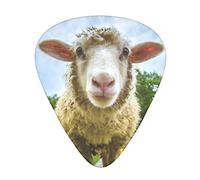 Danlim Guitar Picks 12 Piece, Including Thin, Medium And Heavy Picks, Guitar Accessories Sheep Looking Camera