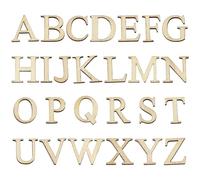 DanLingJewelry 78Pcs Random Wooden Letters for Crafts Unfinished Wood Alphabets Cutouts Blank A-Z Letter Charms Pendants for DIY Art Crafts Wedding Party Home Decor