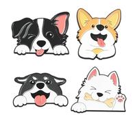 DanLingJewelry 8Pcs Mixed Cute Dog Theme Brooch Enamel Pet Animal Brooch Pin for Jewelry Gifts Clothes Craft Embellishment