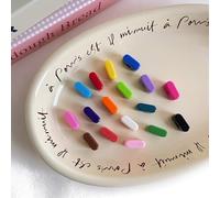 DanLingJewelry Approx 240Pcs Random Opaque Acrylic Letter I Large Hole Beads Candy Colour Alphabet Letter European Beads for DIY Bracelets Making Crafts