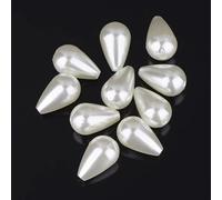 DanLingJewelry Approx 600Pcs Teardrop ABS Imitation Pearl Beads Creamy White Drop Shape Plastic Pearl Craft Beads for Jewellery Making DIY