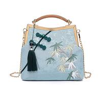 DANLINI Embroidery Tassel Clutch Purses for Women Evening Bag Party Prom Handbags Bridal Wedding Crossbody Shoulder Bags floral clutch purses