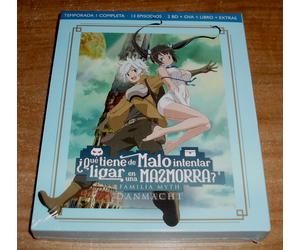 DanMachi What Is Wrong With Trying To Flirt In A Dungeon Season 1 Blu-Ray New