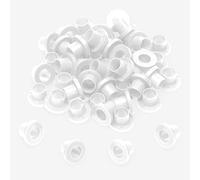 Danmar 50 Pack Nylon Tension Rod Washers - White