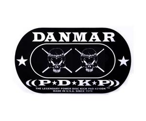 Danmar DA 210DKSK Skull Design Double Bass Drum Impact Pad