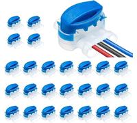 DANNEEFORSU7 Cable Connector for Robotic Lawnmower - Pack of 26 Waterproof Connection Terminals Cable Clamps Cable Connectors with Gel Waterproof Connection Clamps for Crimp Connectors Lawn Robot
