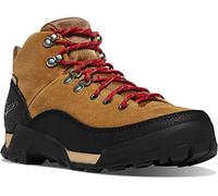 Danner Panorama 6” Waterproof Hiking Boots for Women with Rich Suede Upper, Breathable Dry Barrier, Comfort Footbed, and Traction Outsole, Brown/Red - 9 M