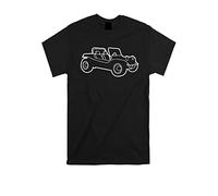 danni rose Beach Buggy Retro Cool T-Shirt, Funny T-Shirt Dune Car (X Large) Black