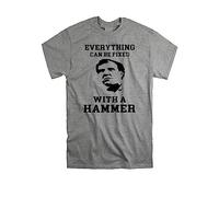 Danni rose Clarkson Everything Can Be Fixed with a Hammer, t Shirt,top,tee (X Large) Grey