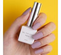 DANNI & TONI Matt Top Coat for Nail Polish Gel Nail Wraps, UV LED Soak Off Long Lasting Top Coat Gel Nail Polish