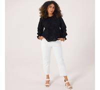 Dannii Minogue Embroidered Blouse Standard BLACK SIZE 6