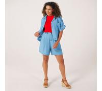Dannii Minogue Shorts Petite BLUE SIZE 20