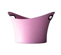 DANNMPX Ice Bucket Simple Ice Bucket Luxurious Stainless Steel Metal Pattern Cooler For Family Bar Ktv For Parties(Pink)