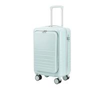 DANNMPX Suitcases Cabin Luggage Side Opening Cover Front Opening Trolley Case Hardside Luggage Universal Wheel Luggages(C,20in)