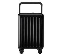 DANNMPX Suitcases Lightweight Suitcase Security Combination Lock Suitcase Luggage Suitcase Checked Luggage Luggages(Black,20 in)
