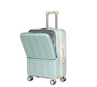 DANNMPX Suitcases Luggage With TSA Lock And USB Charging Port,Can Be Carried On The Plane Ladies Suitcase Luggages(Blue)