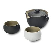 DANNMPX Tea Set Handmade Chinese Tea Set, Healthy, for Christmas, Anniversary, Birthday Teapot And Cups(3 pcs)