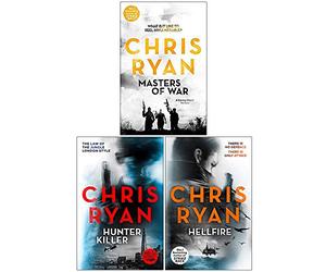 danny black series chris ryan collection 3 books set (masters of war, hunter killer, hellfire)