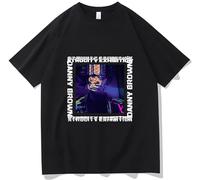 Danny Brown Tshirt Atrocity Exhibition T-Shirt Men Women Hip Hop Style T Shirt Unisex Cotton Short Sleeve Casual Tops Loose Tee Men Black S