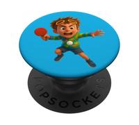 Danny Hoopenbiller Inventor Kid - Smash Mode Ping Pong Champ PopSockets Adhesive PopGrip