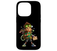 Danny Hoopenbiller the Young Inventor in Sci-Fi Style Case for iPhone 14 Pro