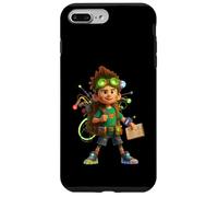 Danny Hoopenbiller the Young Inventor in Sci-Fi Style Case for iPhone 7 Plus/8 Plus