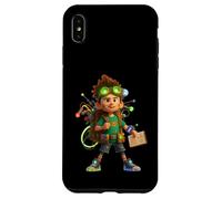 Danny Hoopenbiller the Young Inventor in Sci-Fi Style Case for iPhone XS Max