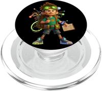 Danny Hoopenbiller the Young Inventor in Sci-Fi Style PopSockets PopGrip for MagSafe