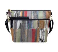 Danny K. Women's Tapestry Bag Shoulder Handbag, Large Zipper Purse Handmade in the USA, Multi, M