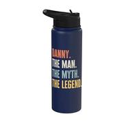 Danny, Man Myth Legend, Funny Best Name Danny Stainless Steel Insulated Water Bottle