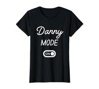 Danny Mode On Name Value Graphic T-Shirt, Women, Black, XL