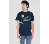 Danny Phantom With Logo T Shirt, Navy Nickelodeon Navy XL