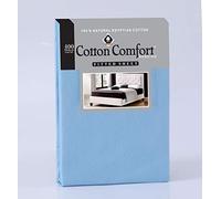 Danny Textiles EXTRA DEEP Fitted Sheet 400 Thread Count 100% Egyptian Cotton Double Sky Blue