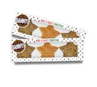 Danny's Chocolate Stars | 2 x 120g Triple pack of Large Stars in a Gift Box | Single Origin | Handmade | Secret Santa Gifts | Stocking Fillers | Christmas Eve Box Fillers kids