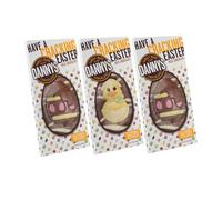 Danny's Chocolates 3 x Large Easter Chocolate Bars In Gift Box 100g | Chick & Egg - Perfect Easter Gifts for Kids - Easters Egg Hunt Chocolate - Milk Chocolates - Treats