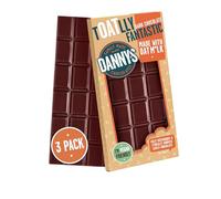 Danny's Chocolates Toatlly Fantastic Plant Based Chocolate Bar - 3 x 80g - Award Winning - Gluten Free - OAT Milk - Multipack Chocolate Bars - Vegan