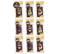 Danny's Christmas Chocolate Bar Gift Box - 9 x Large 100g Christmas Chocolate Bars Selection Box - Secret Santa Gifts and Stocking Fillers - Christmas Eve Box Fillers